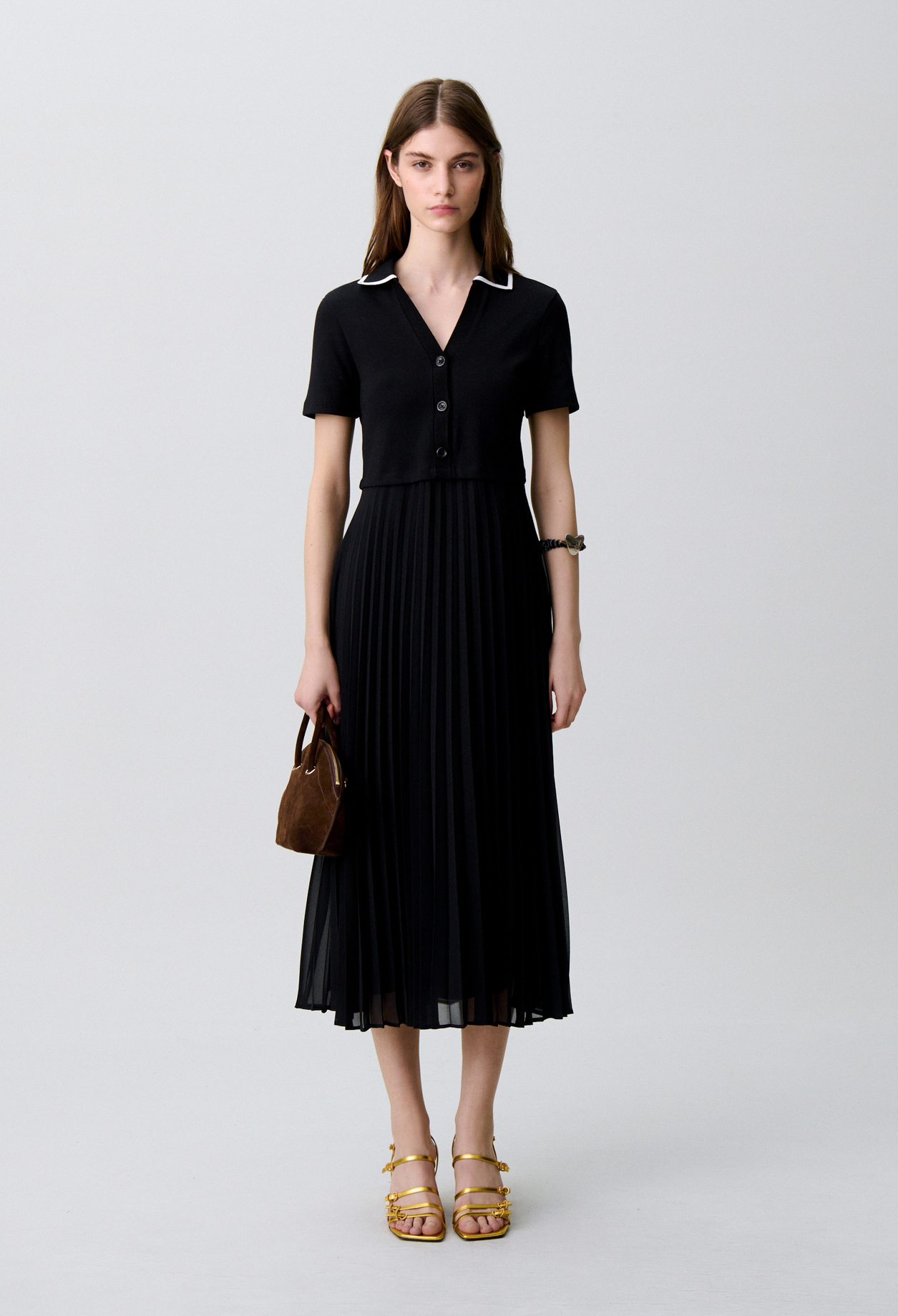 Robe fluide - Femme - Noir - Taille 3 - Claudie Pierlot