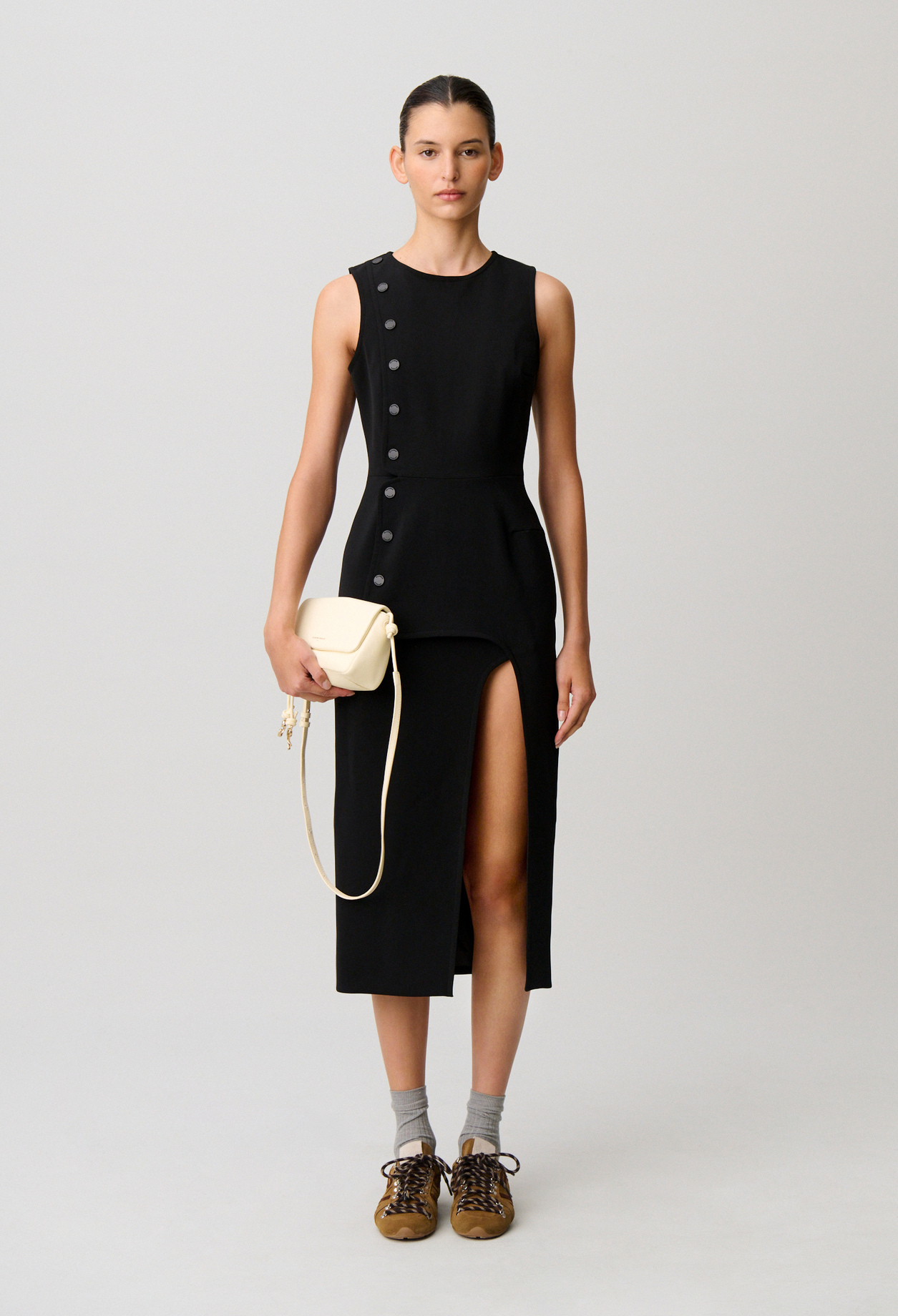 Robe longue noire - Femme - Noir - Taille 36 - Claudie Pierlot