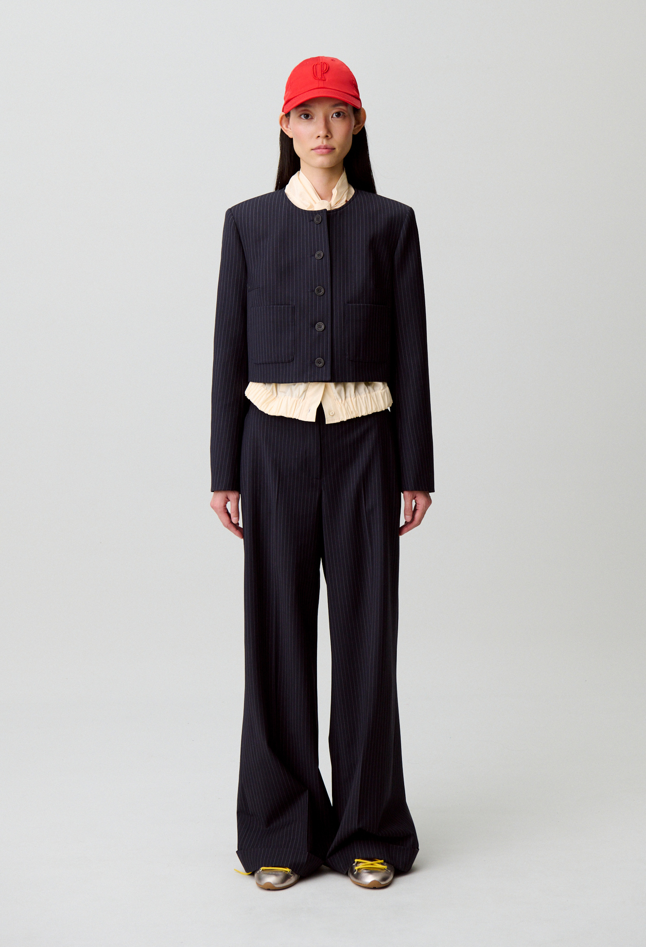 Veste courte tailleur - Femme - Bicolore - Taille 36 - Claudie Pierlot