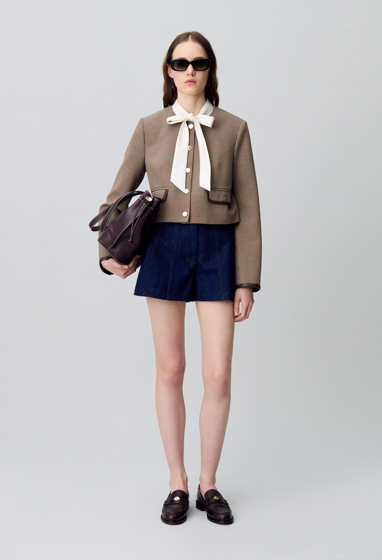 Veste boîte courte - Femme - Multico - Taille 40 - Claudie Pierlot
