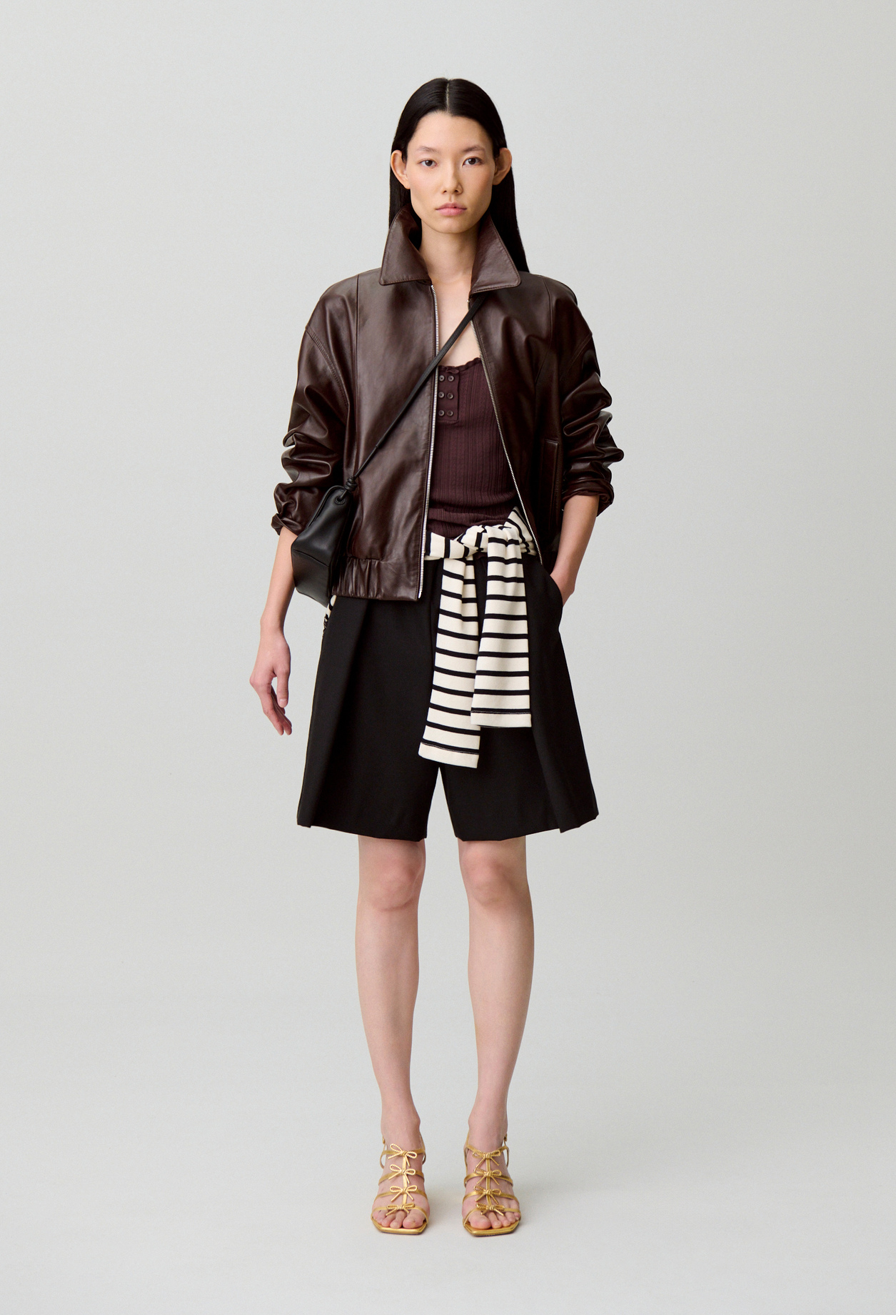 Bermuda tailleur laine mélangée - Femme - Noir - Claudie Pierlot