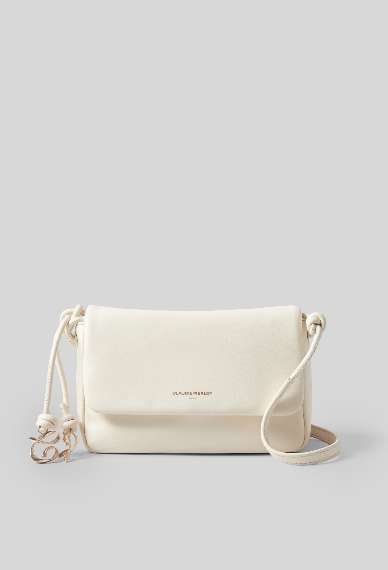 Claudie - Sac bandoulière - Ecru - Taille Unique - Pour Femme