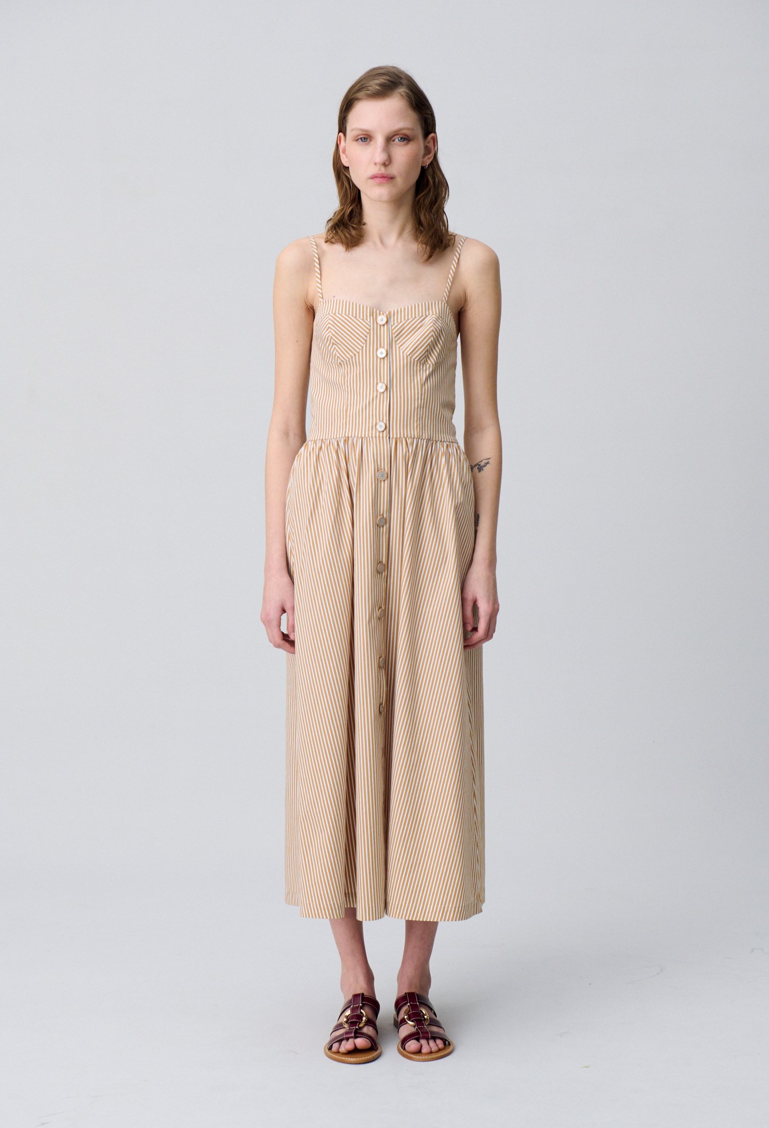 Robe longue rayée - Claudie Pierlot - Modalova