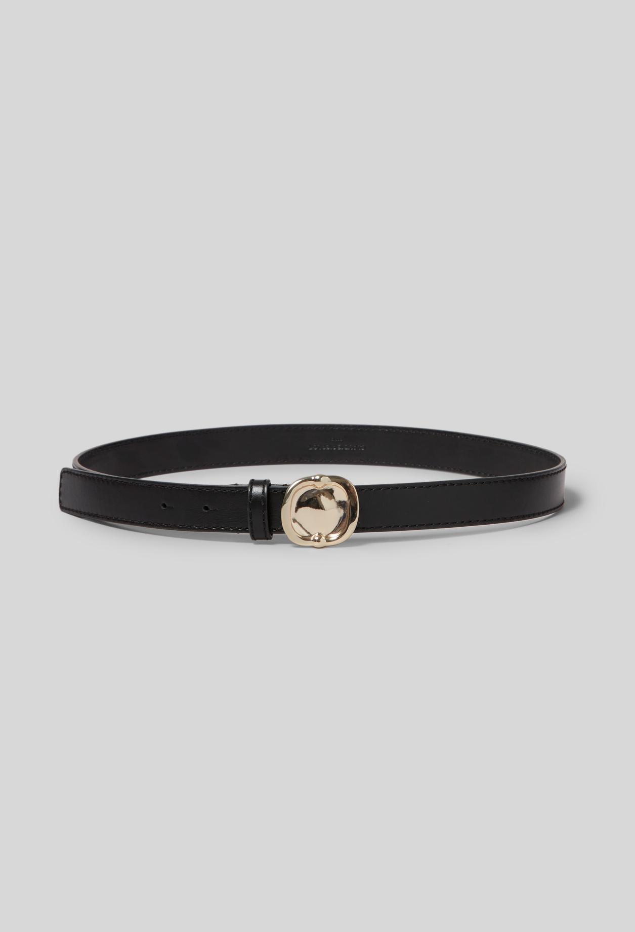 Ceinture cuir boucle dorée | Claudie FR