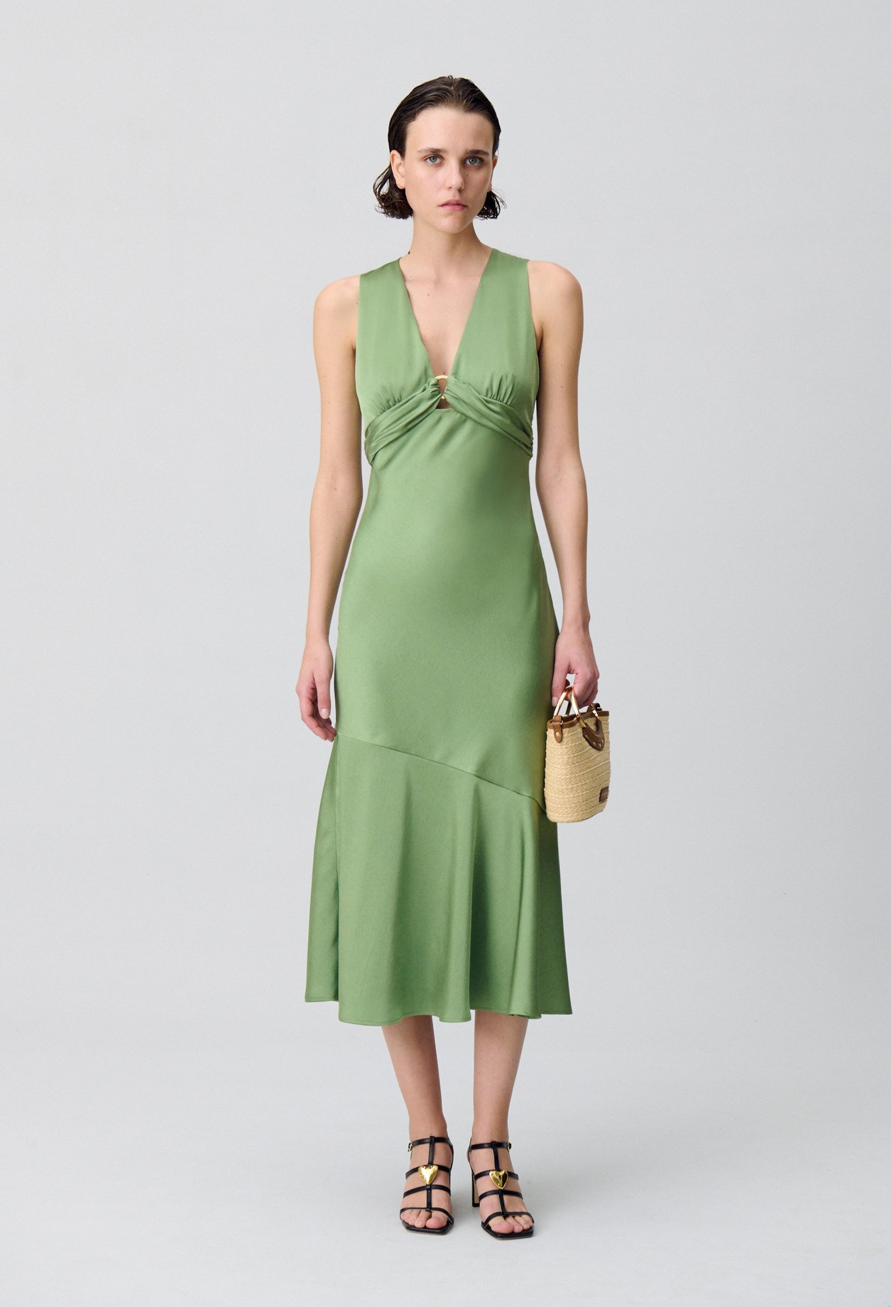 Robe longue fluide - Claudie Pierlot - Modalova