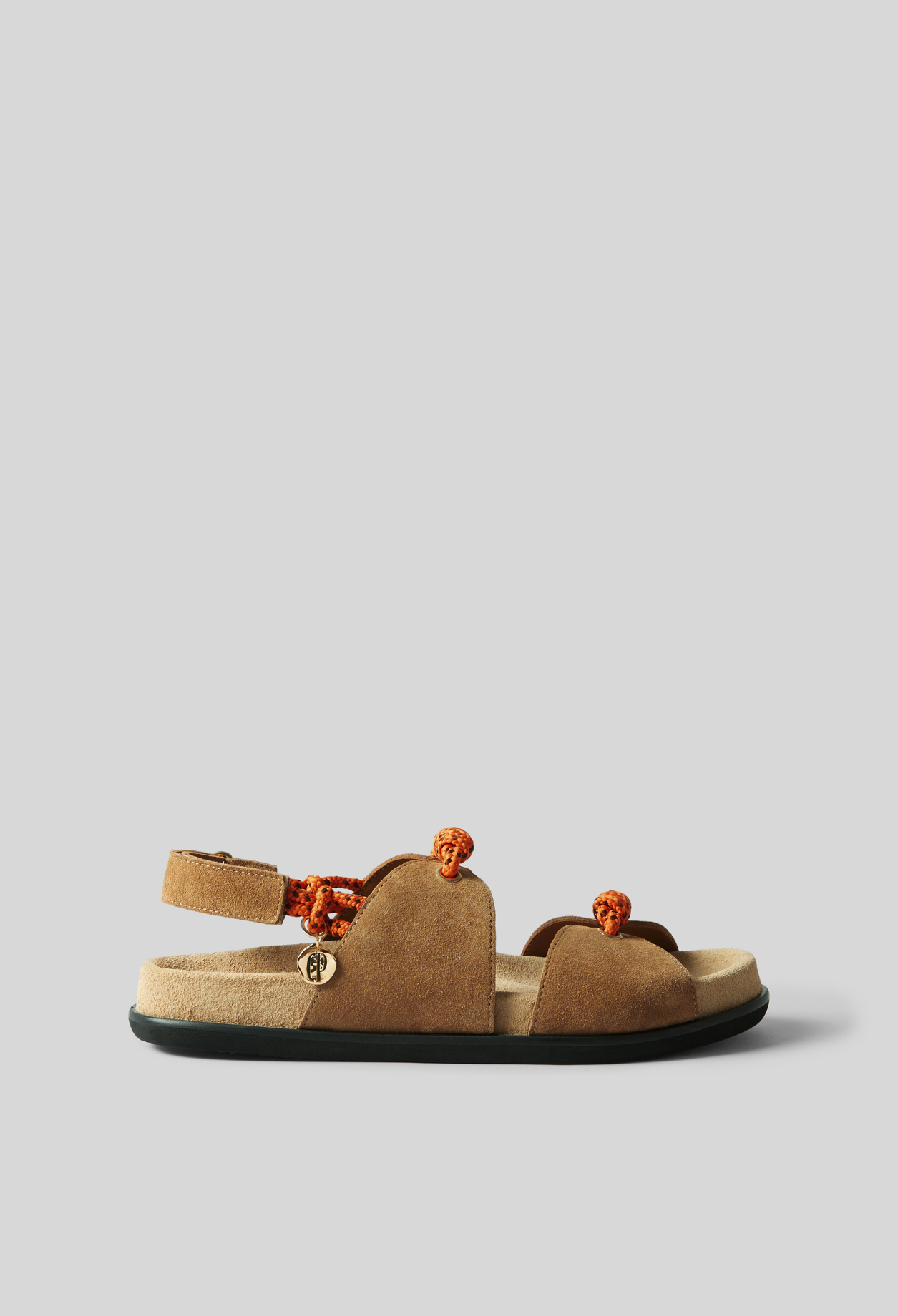 Sandales lacets torsadés - Femme - Camel - Taille 37 - Claudie Pierlot