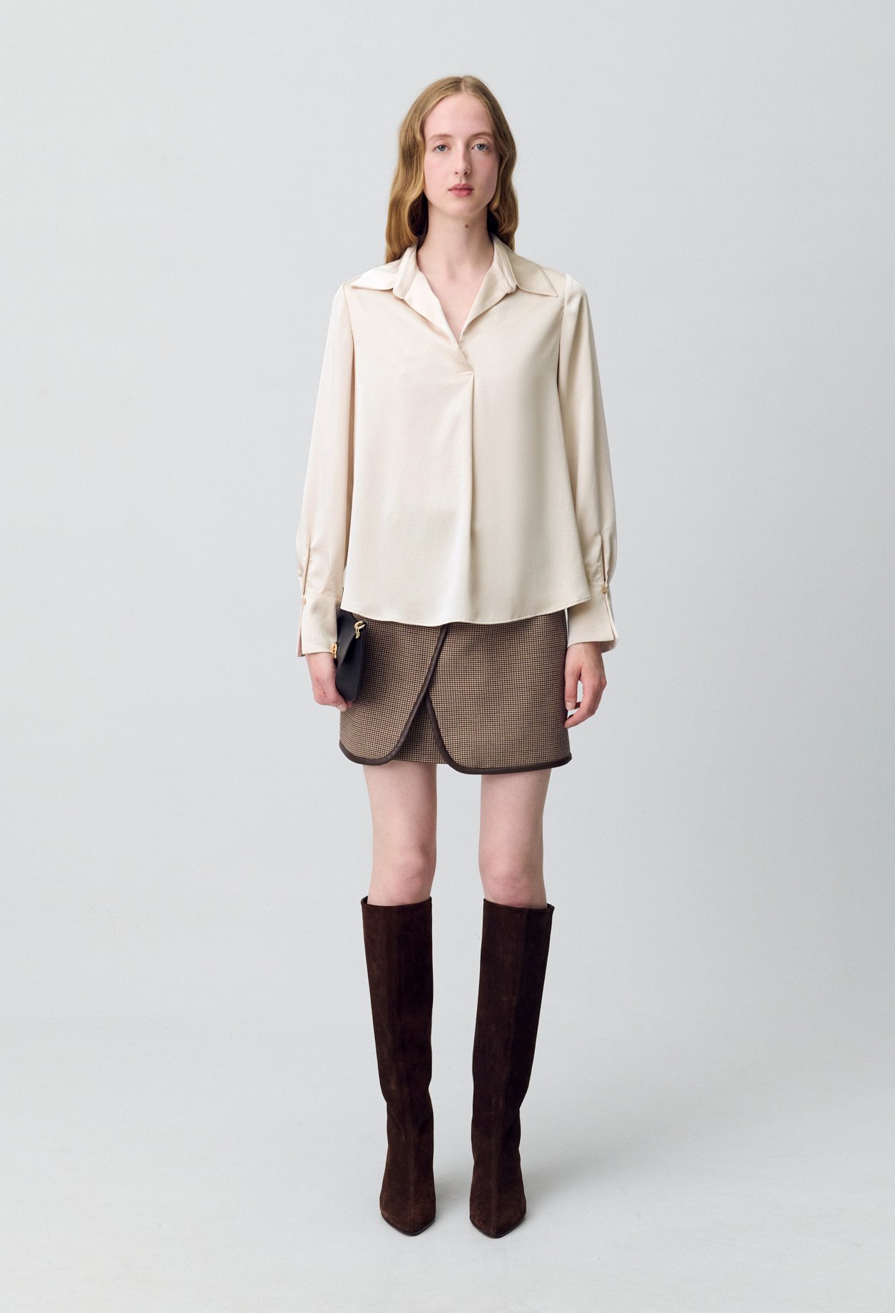 Blouse fluide plissée - Claudie Pierlot - Modalova