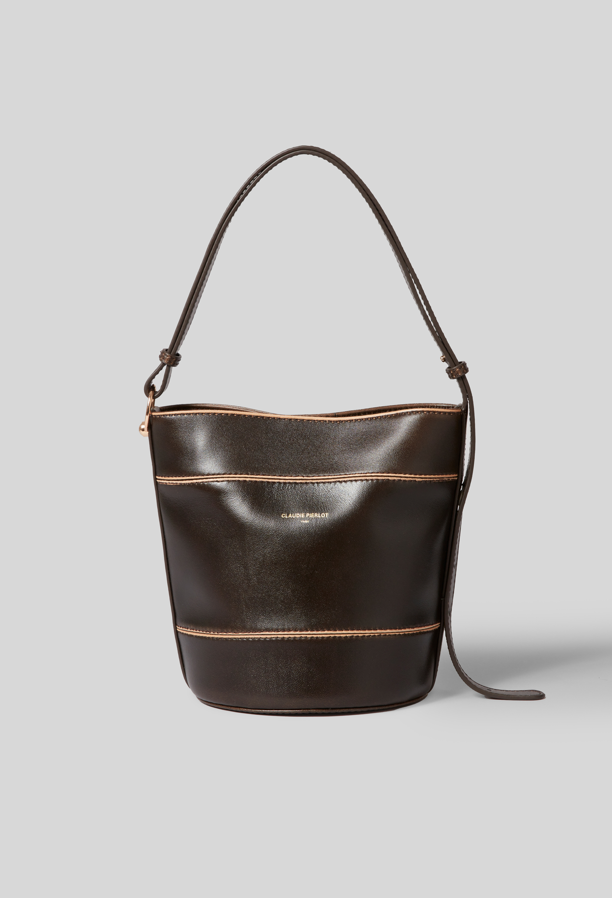 Sac seau Solveig cuir | Claudie FR