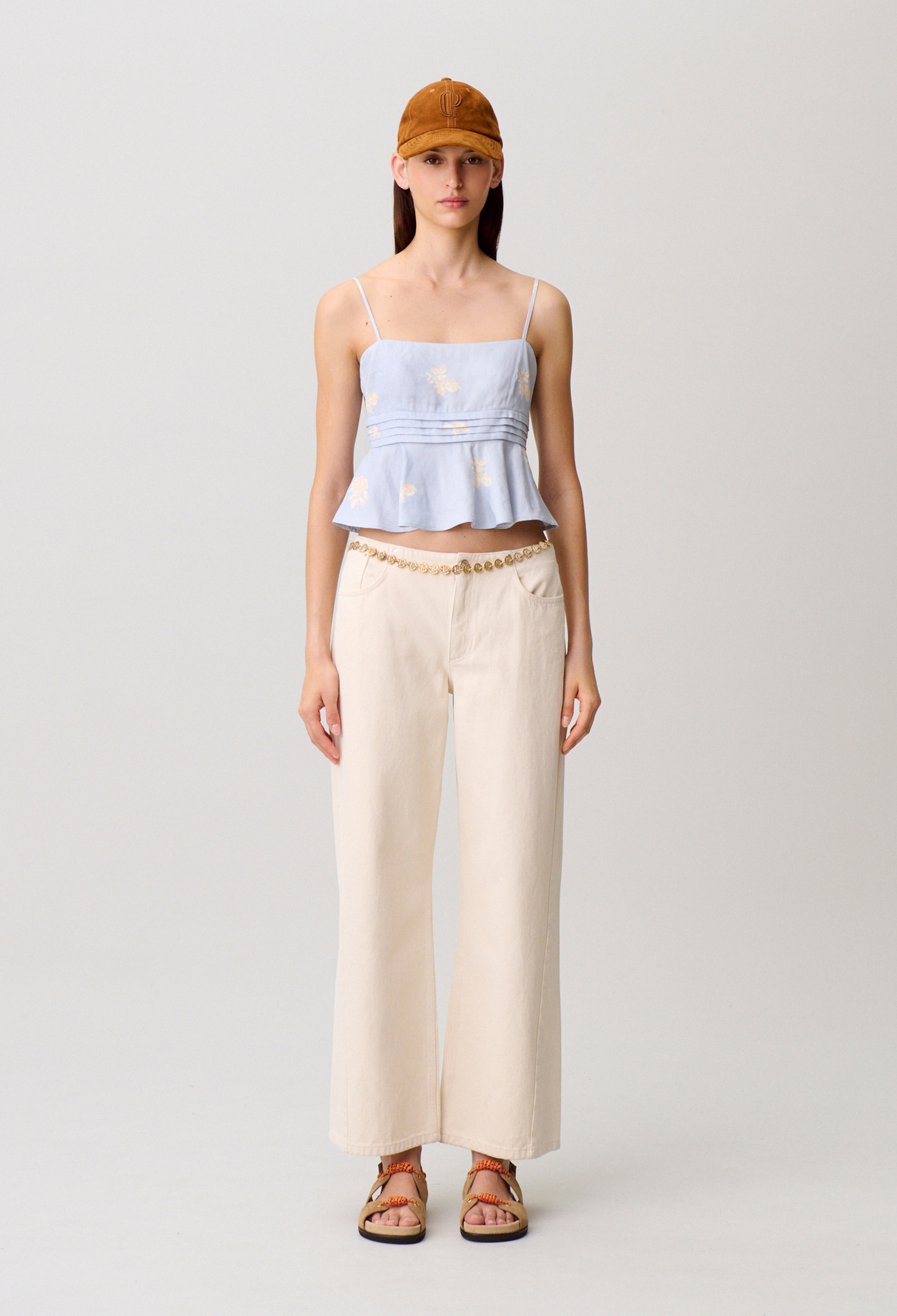 Claudie - Top fleurs - Print Clair - Taille 42 - Pour Femme