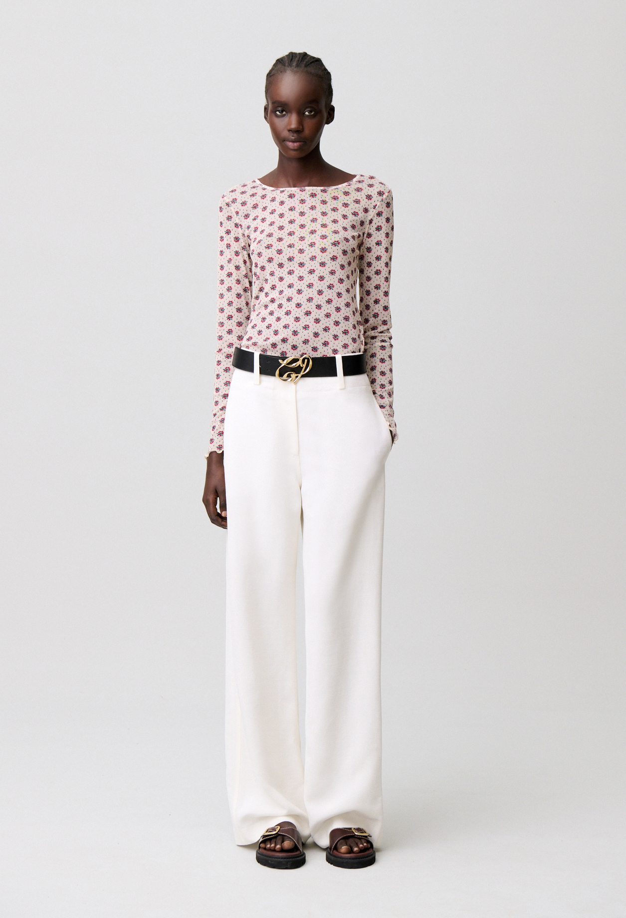 Tee-shirt imprimé - Femme - Multico - Taille 3 - Claudie Pierlot