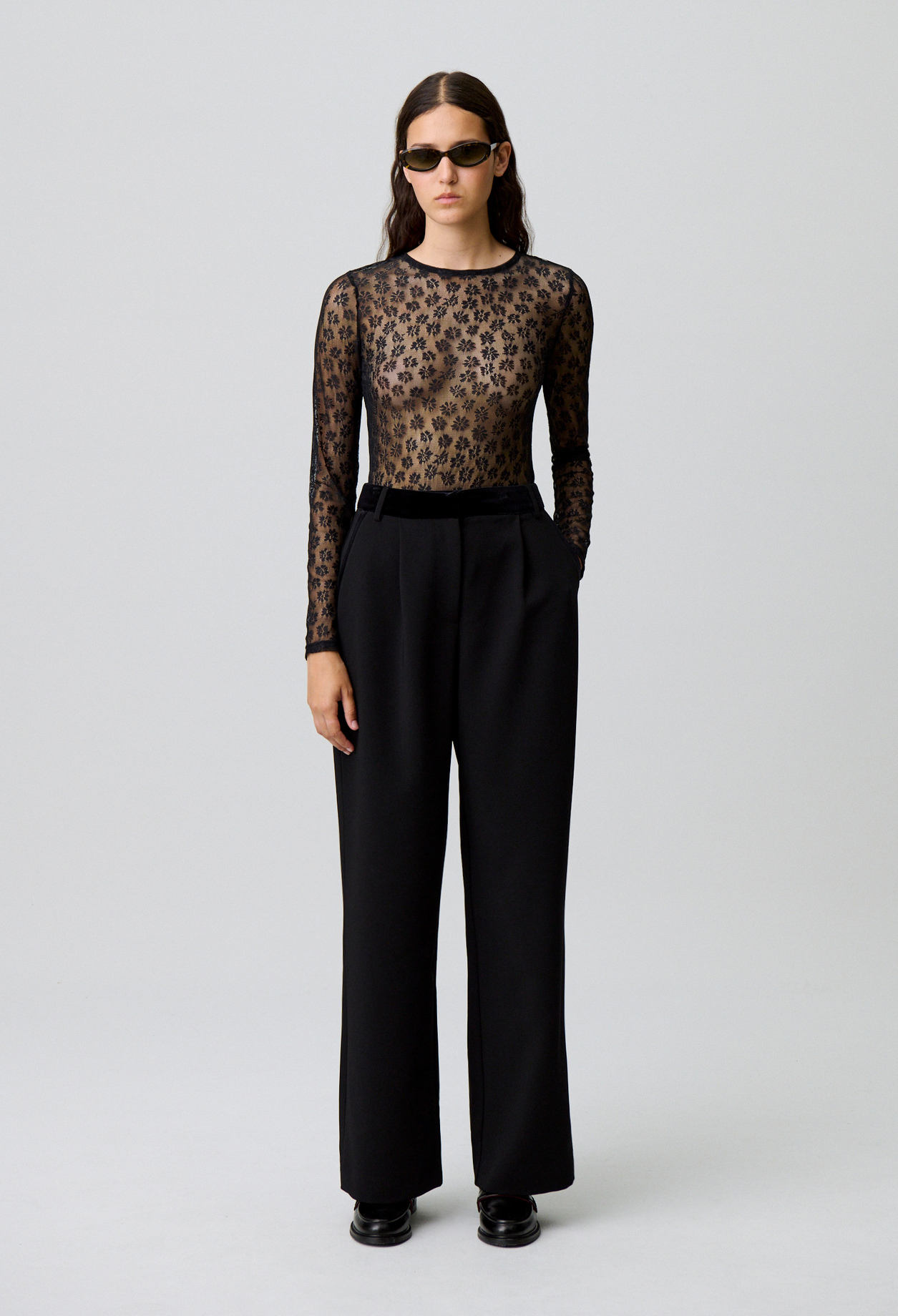 Pantalon droit tailleur - Femme - Noir - Taille 38 - Claudie Pierlot