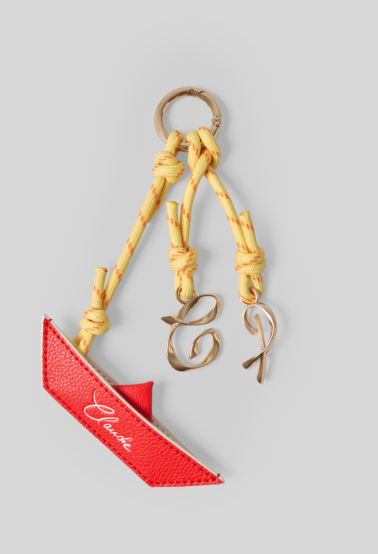 Porte-clés lettres CP - Femme - Rouge - Taille Unique - Claudie Pierlot