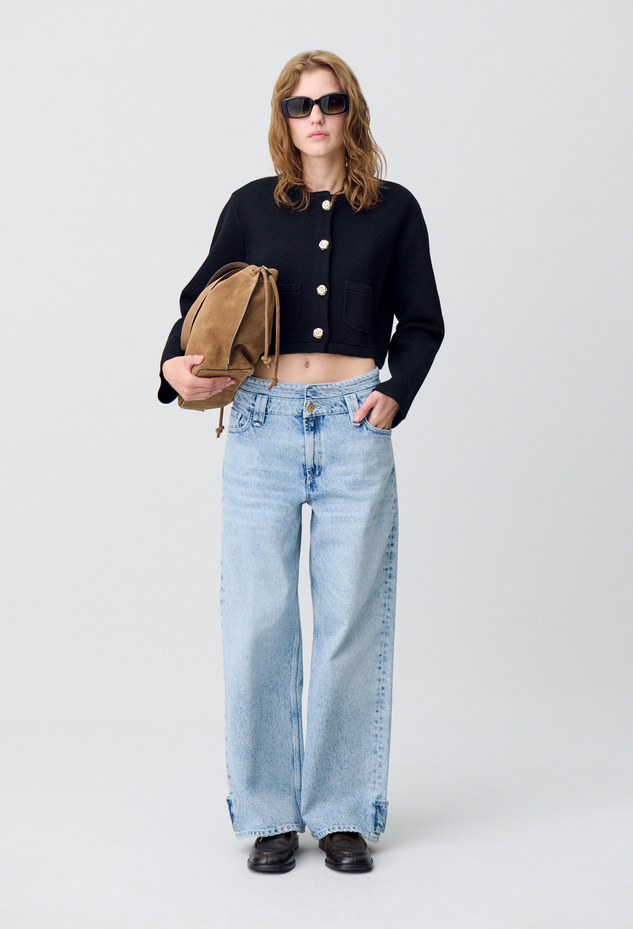 Jean denim droit - Femme - Denim Bleu - Taille 34 - Claudie Pierlot
