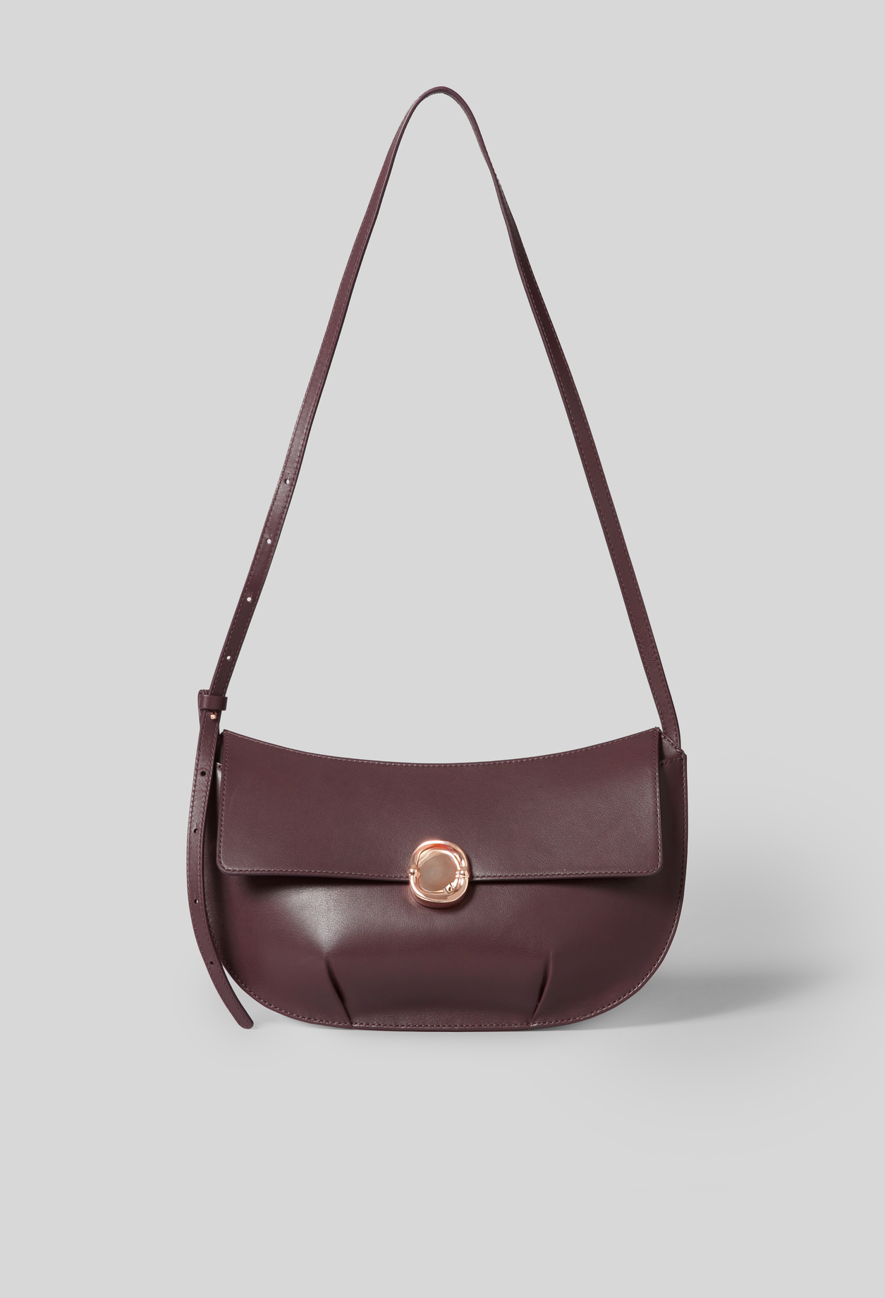 Sac cuir - Femme - Lie De Vin - Claudie Pierlot