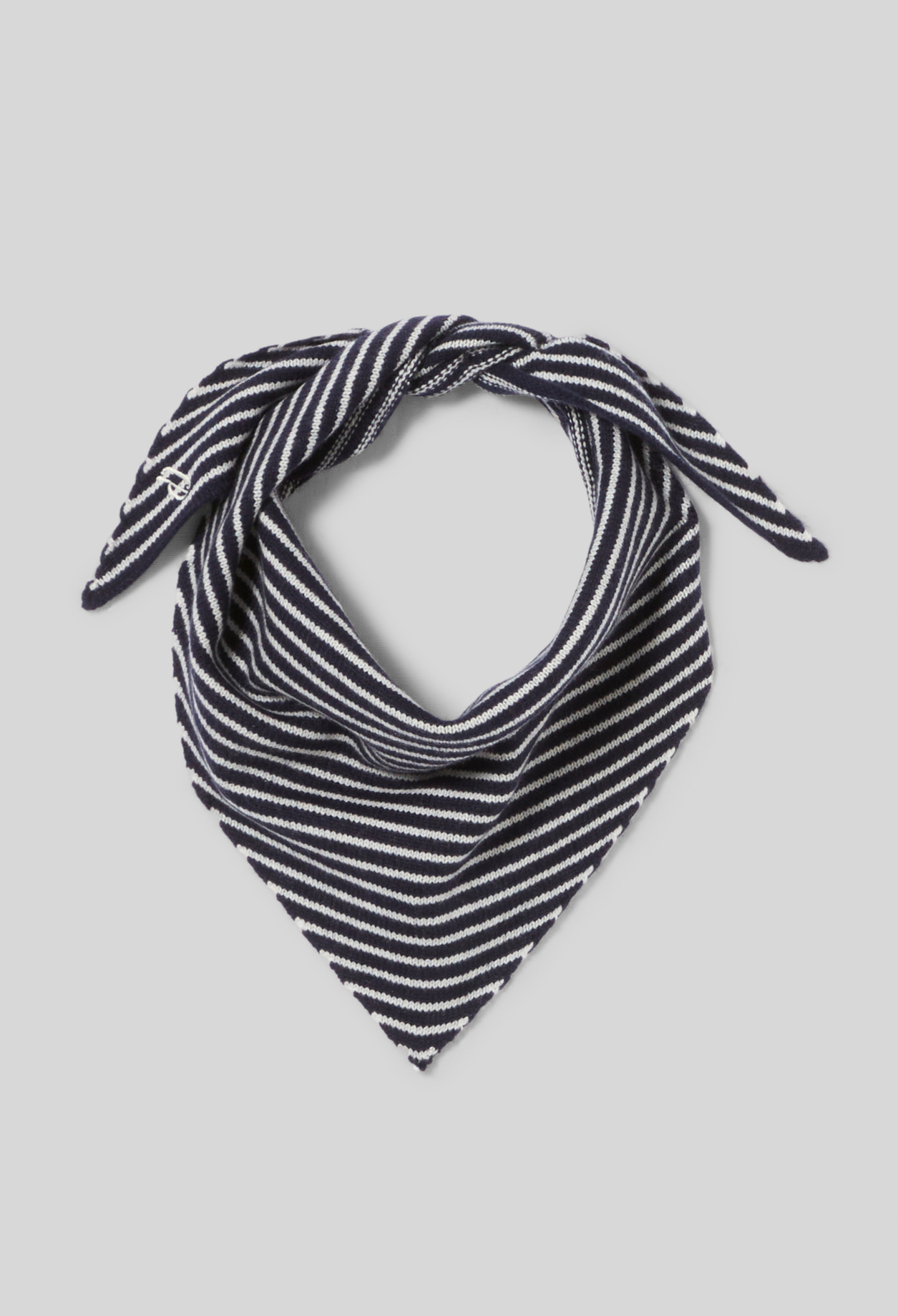 Foulard laine et cachemire - Femme - Marine - Claudie Pierlot
