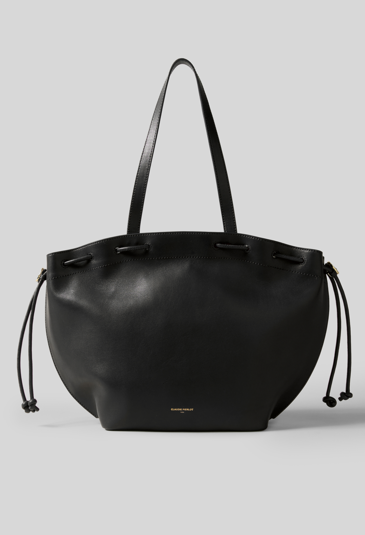 Claudie - Sac Alban Major cuir lisse - Noir - Taille Unique - Pour Femme